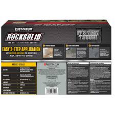 rust oleum rocksolid 2 part dark gray