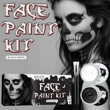 eelhoe face paint set halloween black