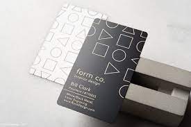Modern interior design business cards. Simple And Clean Interior Design Quick Metal Business Card Template Form Co