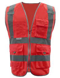 zipper front safety vest