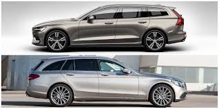 It excels as comfortable, classy family transport. New Volvo V60 Vs Mercedes C Class Estate Let S See Which Wagon You Like More Carscoops