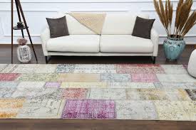 patchwork custom wide runner rug