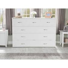 Solid Wood Frame Queen Murphy Bed Chest