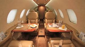 luxury private jet interiors