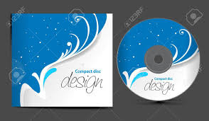 Cd Cover Design Template With Copy Space Illustration Royalty Free