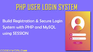 registration and login system with php