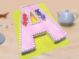 I've given you a celebrity for each letter, you just have to guess who it is. Buy Alphabet A Cake A For Amazing Flower Cake