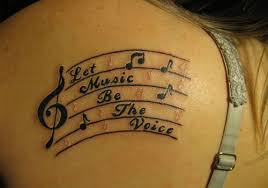 Quotes About Music Tattoos - short quotes about music for tattoos ... via Relatably.com