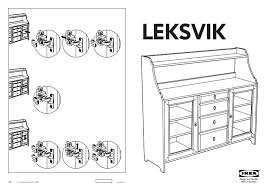 Ikea Leksvik Buffet 56x49 Assembly