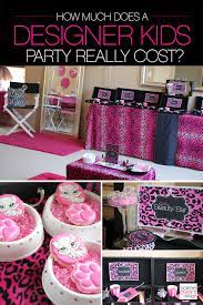 designer kids party really cost