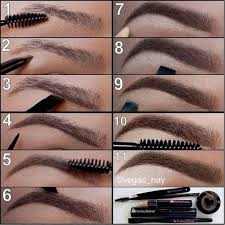 25 step by step eyebrows tutorials to