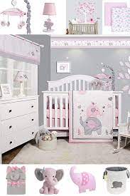 baby girl elephant room decor