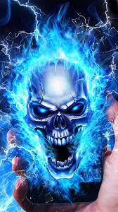 flame skull live wallpaper free android