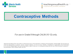 Contraceptive Methods Ppt Download