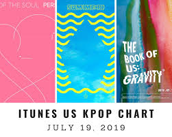 Itunes Us Itunes Kpop Chart July 19th 2019 2019 07 19