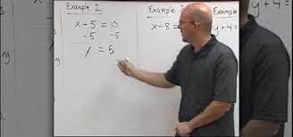 How To Solve Simple Algebraic Equations