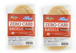 They're super close to regular bagels, especially if you add. Thinslim Foods Love The Taste Low Carb Bagels Cinnamon 2pack Walmart Com Walmart Com