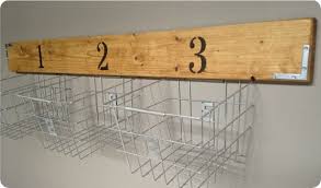 Fun Wall Storage Out Of Wire Baskets