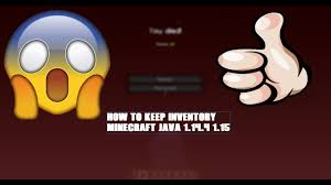 Console commands /gamerule keepinventory true; Minecraft How To Use Keep Inventory Command Read Description Youtube
