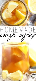 for cough lemon honey ginger syrup