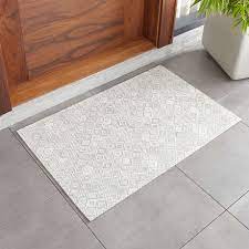 chilewich mosaic grey woven indoor