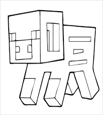 16 minecraft coloring pages pdf psd