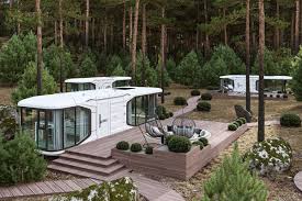 modern prefab pod homes