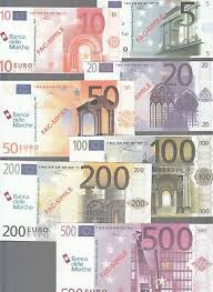 Una banconota rovinata, danneggiata o strappata è ancora valida? Euro Prototipo Banconote Fac Simile Banca Delle Marche 1 Em Vari Tagli N 8 Ebay