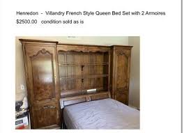 Four piece henredon scene two bedroom furniture set. Henredon Bedroom Set Ebay