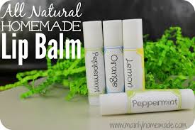 all natural homemade lip balm for dry lips