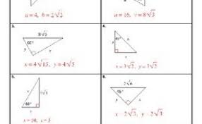 456) law of sines (p. Special Right Triangles Coloring Activity Answer Key Cute766
