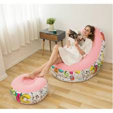 inflatable sofa with leg rest konga