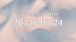 Below you can find all the roblox music codes and music ids that will help you to create a piece of awesome music for your game. Japanese Stutter Roblox Id Roblox Music Codes