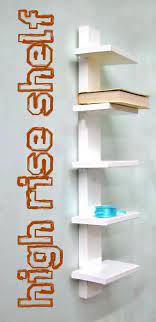 High Rise Shelf Diy Shelves Bedroom