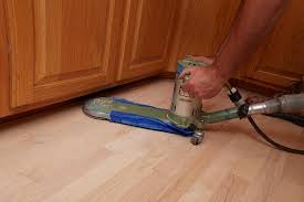 sanding process the hardwood flooring