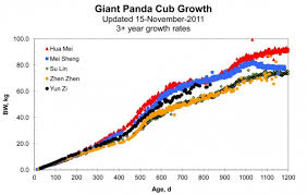 San Diego Panda Cub Growth Chart