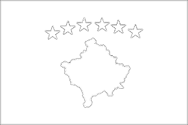 In diesem quiz siehst du 38 flaggen europas mit dem größten wiedererkennungswert. Fahne Kosovo Malvorlage Coloring And Malvorlagan