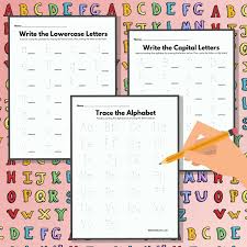 3 free letter tracing worksheets a z