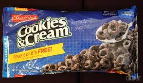 malt o meal cookies cream cereal is