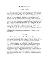 College Book Report Format Sample Amazing Book Report Template