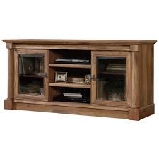 Sauder tv stands have come a long way from the outdated television stocks of the 60s. Sauder Palladia Collection Tv Cabinet For Most Flat Panel Tvs Up To 60 Vintage Oak 420600 Best Buy