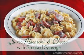 swiss macaroni and cheese with smoked