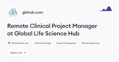 Remote Clinical Project Manager Job at Global Life Science Hub ...