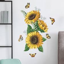 Sunflower Wall Sticker Kitchen