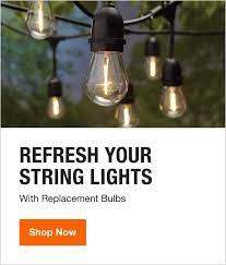 String Lights Lighting The Home Depot