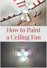 how to paint a ceiling fan miss