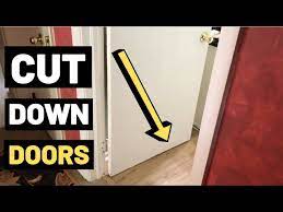 to cut down doors shorten door height