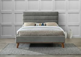 Mayfair Grey Fabric Bed Frame