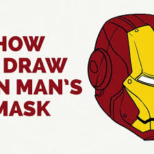 how to draw iron man in a few easy