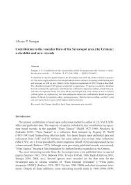 (PDF) Contribution to the vascular flora of the Sevastopol area (the ...